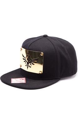 GORRA DE BEISBOL THE LEGEND OF ZELDA: LOGO EN CHAPA METALICA (COLOR NEGRO) | Akira Comics  - libreria donde comprar comics, juegos y libros online