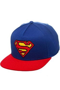 GORRA DE BEISBOL DC: SUPERMAN LOGO PIXELIZADO (COLOR AZUL) | Akira Comics  - libreria donde comprar comics, juegos y libros online
