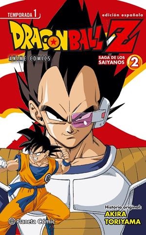 DRAGON BALL Z ANIME COMICS TEMPORADA 1: SAGA DE LOS SAIYANOS 2 [RUSTICA] | TORIYAMA, AKIRA | Akira Comics  - libreria donde comprar comics, juegos y libros online