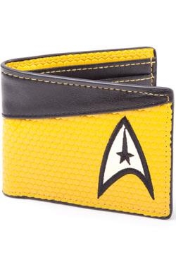CARTERA: ESTILO BILLETERA CON LOGOTIPO COMANDANCIA STAR TREK (COLOR AMARILLO Y NEGRO) | Akira Comics  - libreria donde comprar comics, juegos y libros online