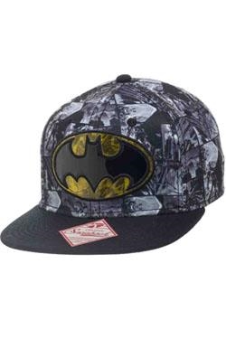 GORRA DE BEISBOL DC: BATMAN LOGO AMARILLO Y NEGRO (COLOR ESTAMPADO DE VIÑETAS EN GRIS) | Akira Comics  - libreria donde comprar comics, juegos y libros online