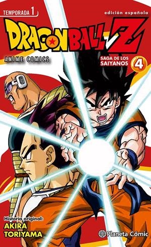 DRAGON BALL Z ANIME COMICS TEMPORADA 1: SAGA DE LOS SAIYANOS 4 [RUSTICA] | TORIYAMA, AKIRA  | Akira Comics  - libreria donde comprar comics, juegos y libros online