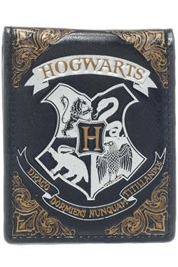 CARTERA: ESTILO BILLETERA HARRY POTTER HOGWARTS LOGO (COLOR NEGRO) | Akira Comics  - libreria donde comprar comics, juegos y libros online