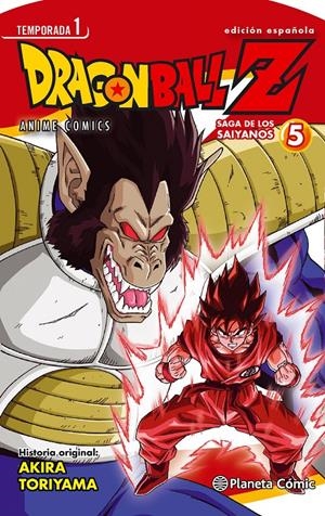 DRAGON BALL Z ANIME COMICS TEMPORADA 1: SAGA DE LOS SAIYANOS 5 [RUSTICA] | TORIYAMA, AKIRA | Akira Comics  - libreria donde comprar comics, juegos y libros online