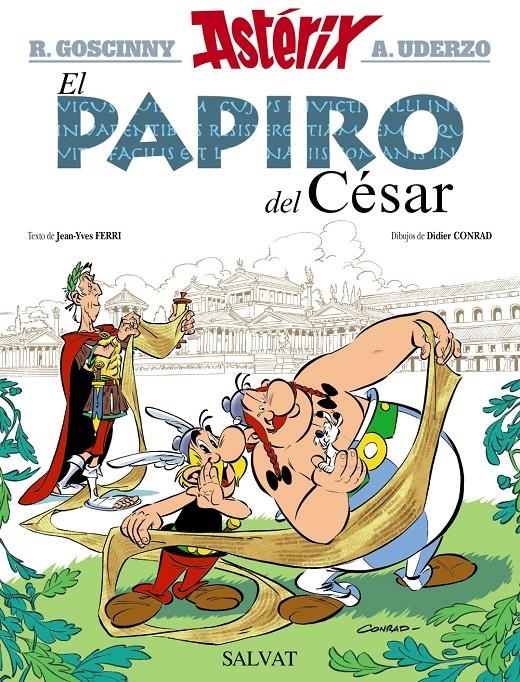 ASTERIX Nº36: EL PAPIRO DEL CESAR [CARTONE] | FERRI, JEAN- YVES / CONRAD, DIDIER | Akira Comics  - libreria donde comprar comics, juegos y libros online