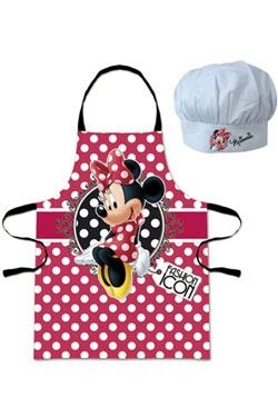 MINNIE MOUSE: DELANTAL INFANTIL Y GORRO LITTLE CHEF (3-8 AÑOS) | Akira Comics  - libreria donde comprar comics, juegos y libros online