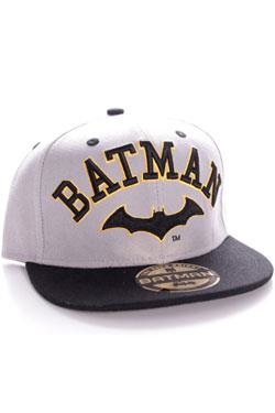 GORRA DE BEISBOL DC: BATMAN LOGO ANTIGUO CON TEXTO (COLOR GRIS) | Akira Comics  - libreria donde comprar comics, juegos y libros online