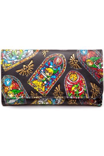 CARTERA: ESTILO MONEDERO LEYENDA DE ZELDA (COLOR NEGRO CON ESTAMPADO DE LINK Y TRIFORCE) | Akira Comics  - libreria donde comprar comics, juegos y libros online