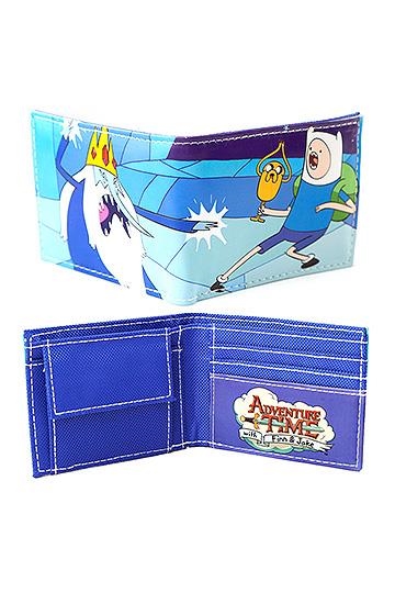 CARTERA: ESTILO BILLETERA HORA DE AVENTURAS FINN Y JAKE (COLOR AZUL) | Akira Comics  - libreria donde comprar comics, juegos y libros online