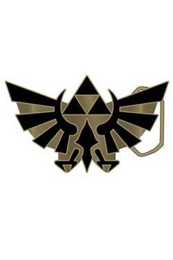 HEBILLA DE CINTURON: MODELO LOGO TRIFORCE DEL ZELDA (METAL) INCLUYE CINTURON DE CUERO | Akira Comics  - libreria donde comprar comics, juegos y libros online