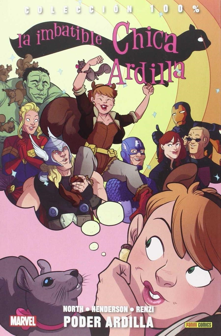 IMBATIBLE CHICA ARDILLA Nº01: PODER ARDILLA (COLECCION 100% MARVEL) [RUSTICA] | ZDARSKY, CHIP/ QUINONES, JOE | Akira Comics  - libreria donde comprar comics, juegos y libros online