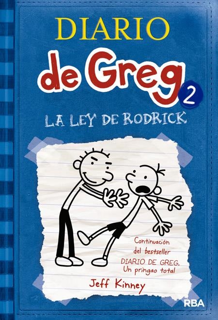 DIARIO DE GREG VOL.02: LA LEY DE RODRICK [CARTONE] | KINNEY, JEFF | Akira Comics  - libreria donde comprar comics, juegos y libros online