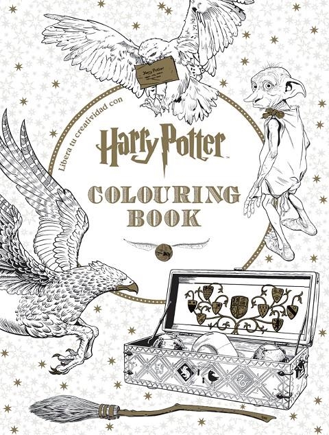 HARRY POTTER: COLOURING BOOK (LIBRO PARA COLOREAR) [RUSTICA] | Akira Comics  - libreria donde comprar comics, juegos y libros online