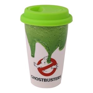 CAZAFANTASMAS: LOGO CAZAFANTASMAS TRAVEL MUG CON SLIME (TAZA DE VIAJE) [CAJA] | Akira Comics  - libreria donde comprar comics, juegos y libros online