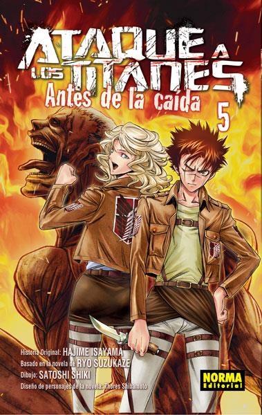 ATAQUE A LOS TITANES: ANTES DE LA CAIDA Nº05 [RUSTICA] | ISAYAMA, HAJIME / SHIKI, SATOSHI | Akira Comics  - libreria donde comprar comics, juegos y libros online