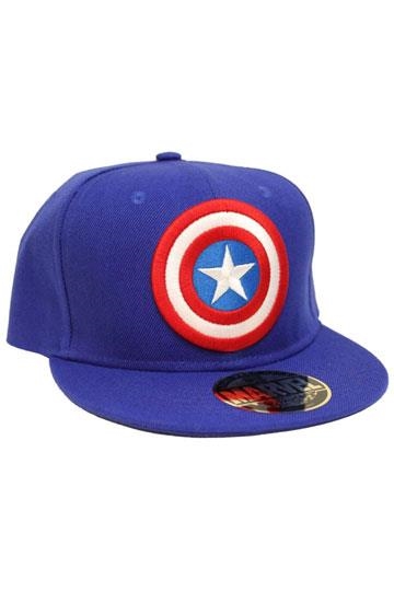 GORRA DE BEISBOL MARVEL: ESCUDO DEL CAPITAN AMERICA (COLOR AZUL) | Akira Comics  - libreria donde comprar comics, juegos y libros online
