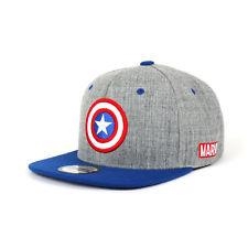 GORRA DE BEISBOL MARVEL: ESCUDO DEL CAPITAN AMERICA (COLOR GRIS Y AZUL) | Akira Comics  - libreria donde comprar comics, juegos y libros online