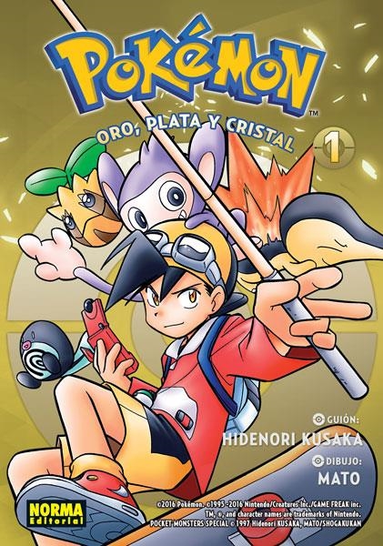 POKEMON: ORO, PLATA Y CRISTAL Nº01 (COLECCION 05) [RUSTICA] | KUSAKA / MATO | Akira Comics  - libreria donde comprar comics, juegos y libros online