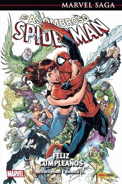 MARVEL SAGA VOL.012: ASOMBROSO SPIDERMAN 4 FELIZ CUMPLEAÑOS [CARTONE] | STRACZYNSKI, J. MICHAEL / ROMITA JR., JOHN | Akira Comics  - libreria donde comprar comics, juegos y libros online