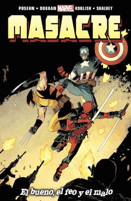 MASACRE (DEADPOOL) TOMO Nº17: EL BUENO, EL FEO Y EL MALO (VOL-5 13-19 USA) [RUSTICA] | KOBLISH, SCOTT / POSEHN, BRIAN | Akira Comics  - libreria donde comprar comics, juegos y libros online