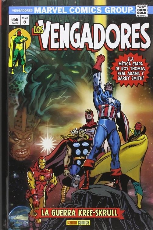 MARVEL GOLD VENGADORES VOL.5: LA GUERRA KREE-SKRULL (89-105 USA) [CARTONE] | THOMAS, ROY / ADAMS, NEAL | Akira Comics  - libreria donde comprar comics, juegos y libros online