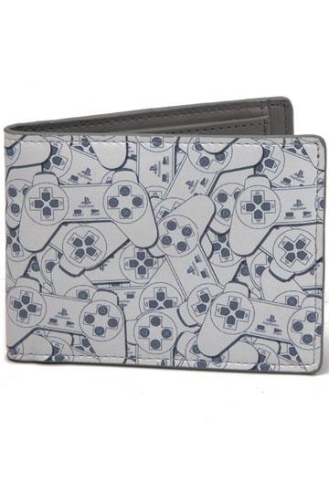 CARTERA: ESTILO BILLETERA ESTILO COLLAGE PLAYSTATION (COLOR GRIS) | Akira Comics  - libreria donde comprar comics, juegos y libros online