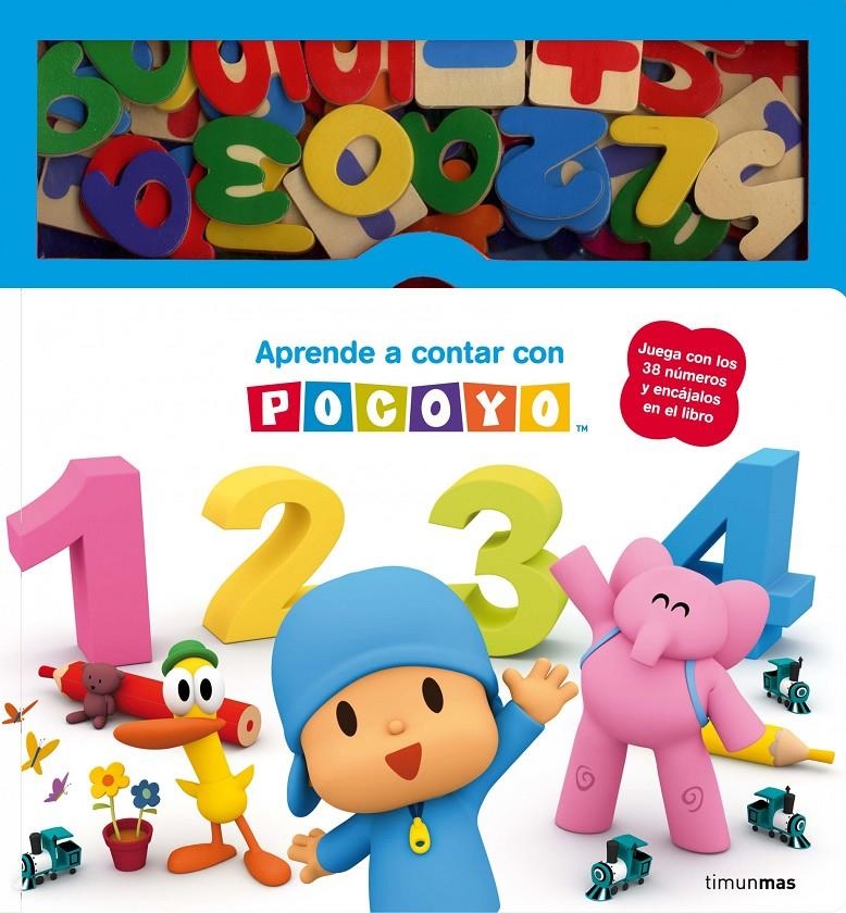 APRENDE A CONTAR CON POCOYO (LIBRO CON PIEZAS ENCAJABLES) [CARTONE] | Akira Comics  - libreria donde comprar comics, juegos y libros online