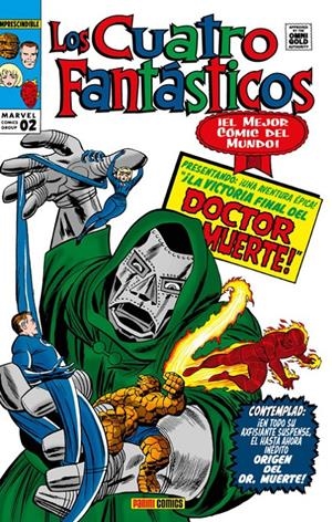 MARVEL GOLD: 4 FANTASTICOS VOL.02, LA BATALLA DEL EDIFICIO BAXTER (22-43 USA) [CARTONE] | LEE, STAN / KIRBY, JACK | Akira Comics  - libreria donde comprar comics, juegos y libros online