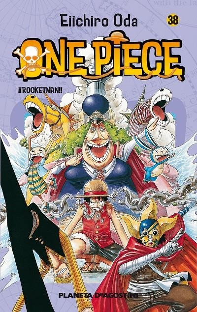 ONE PIECE Nº038: ¡¡ROCKETMAN!! [RUSTICA] | ODA, EIICHIRO | Akira Comics  - libreria donde comprar comics, juegos y libros online