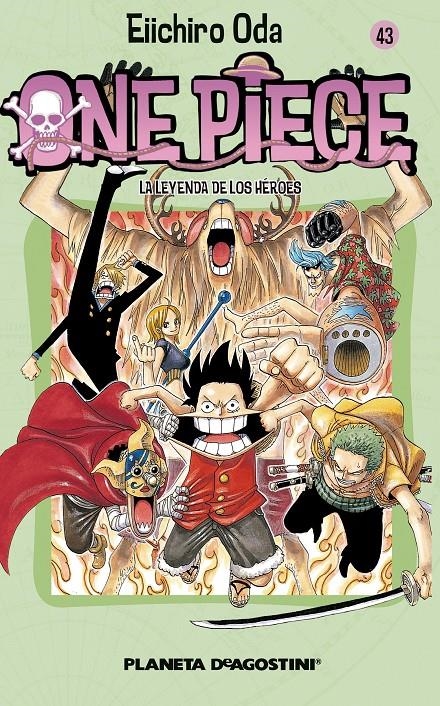 ONE PIECE Nº043: LA LEYENDA DE LOS HEROES [RUSTICA] | ODA, EIICHIRO | Akira Comics  - libreria donde comprar comics, juegos y libros online