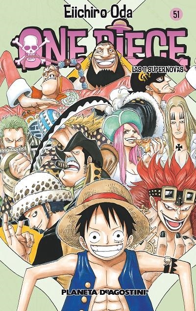 ONE PIECE Nº051: LAS 11 SUPERNOVAS [RUSTICA] | ODA, EIICHIRO | Akira Comics  - libreria donde comprar comics, juegos y libros online