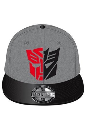 GORRA DE BEISBOL TRANSFORMERS: LOGO AUTOBOTS Y DECEPTICONS (COLOR GRIS) | Akira Comics  - libreria donde comprar comics, juegos y libros online