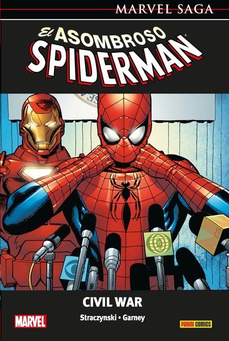MARVEL SAGA VOL.027: ASOMBROSO SPIDERMAN 11 CIVIL WAR [CARTONE] | STRACZYNSKI, J. MICHAEL / GARNEY, RON | Akira Comics  - libreria donde comprar comics, juegos y libros online