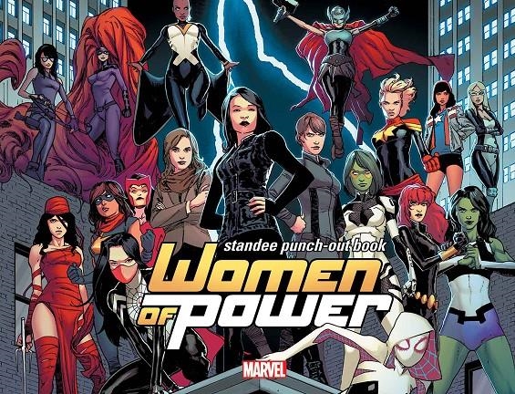 MARVEL HEROES OF POWER: WOMEN OF MARVEL STANDEE PUNCH-OUT BOOK [CARTONE] | Akira Comics  - libreria donde comprar comics, juegos y libros online
