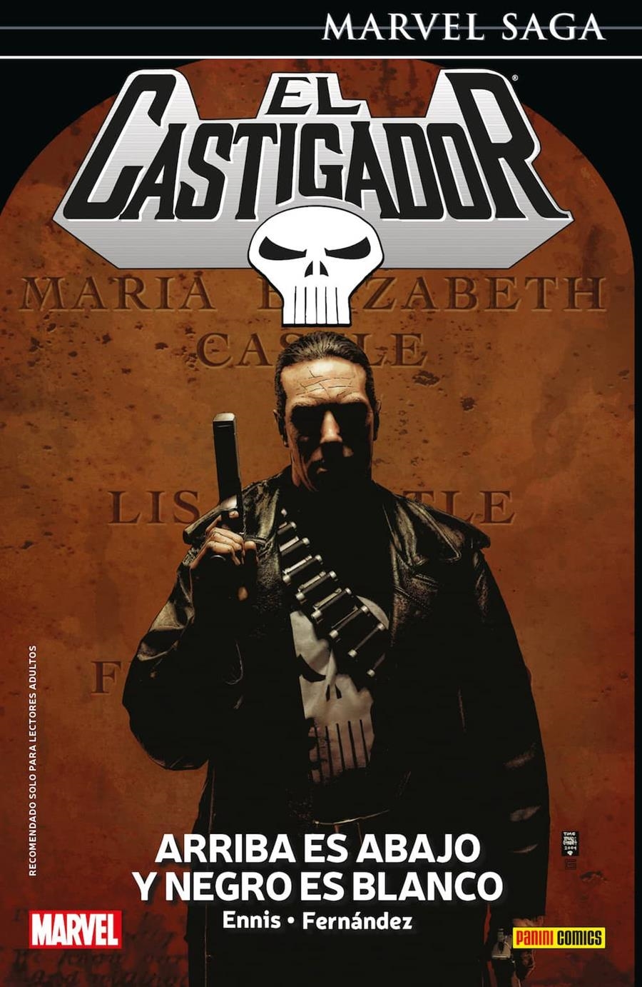 MARVEL SAGA VOL.030: EL CASTIGADOR 5 ARRIBA ES ABAJO Y NEGRO ES BLANCO [CARTONE] | ENNIS, GARTH / FERNANDEZ, LEANDRO | Akira Comics  - libreria donde comprar comics, juegos y libros online