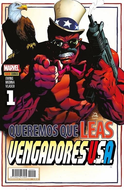VENGADORES USA Nº01 (PORTADA VARIANTE) | Akira Comics  - libreria donde comprar comics, juegos y libros online