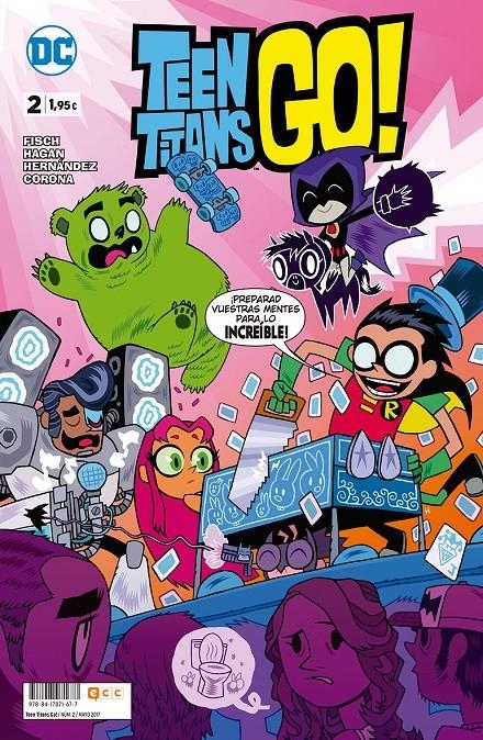 TEEN TITANS GO! Nº02 | FISCH, SHOLLY / AZAGRA RUEDA, BARBARA | Akira Comics  - libreria donde comprar comics, juegos y libros online