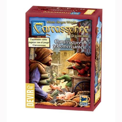 CARCASSONNE: CONSTRUCTORES Y COMERCIANTES (EXPANSION) [CAJA] | Akira Comics  - libreria donde comprar comics, juegos y libros online