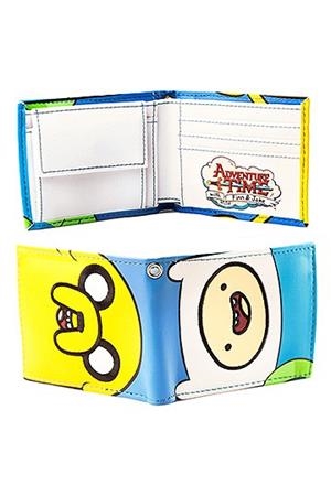 CARTERA: ESTILO BILLETERA HORA DE AVENTURAS FINN (COLOR AZUL ESTILO OVERPRINT) | Akira Comics  - libreria donde comprar comics, juegos y libros online