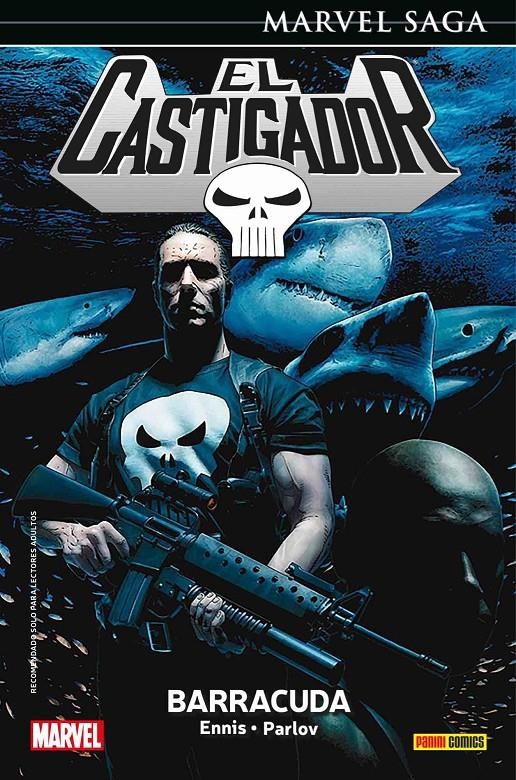 MARVEL SAGA VOL.038: EL CASTIGADOR 7 BARRACUDA [CARTONE] | ENNIS, GARTH / PARLOV, GORAN | Akira Comics  - libreria donde comprar comics, juegos y libros online