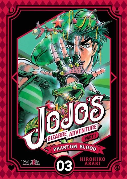 JOJO'S BIZARRE ADVENTURE PARTE 1: PHANTOM BLOOD VOLUMEN 3 [RUSTICA] | ARAKI, HIROHIKO | Akira Comics  - libreria donde comprar comics, juegos y libros online
