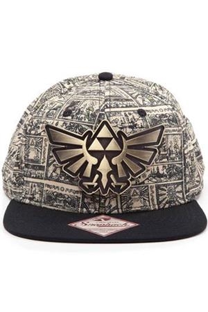 GORRA DE BEISBOL THE LEGEND OF ZELDA: LOGO EN CHAPA METALICA (COLOR OCRE ESTAMPADO) | Akira Comics  - libreria donde comprar comics, juegos y libros online