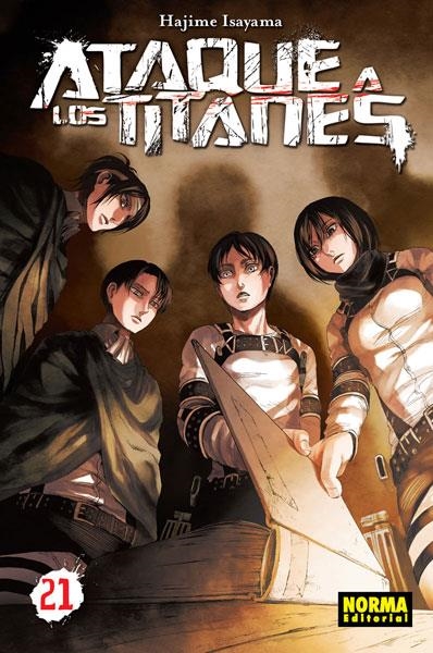 ATAQUE A LOS TITANES Nº21 [RUSTICA] | ISAYAMA, HAJIME | Akira Comics  - libreria donde comprar comics, juegos y libros online