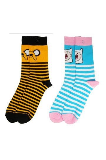 HORA DE AVENTURAS: PACK 2 PARES DE CALCETINES DE MUJER (JAKE Y FINN) | Akira Comics  - libreria donde comprar comics, juegos y libros online