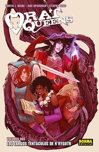 RAT QUEENS VOL.2: LOS LARGOS TENTACULOS DE N' RYGOTH [RUSTICA] | WIEBE, KURTIS J. / UPCHURCH, ROC | Akira Comics  - libreria donde comprar comics, juegos y libros online