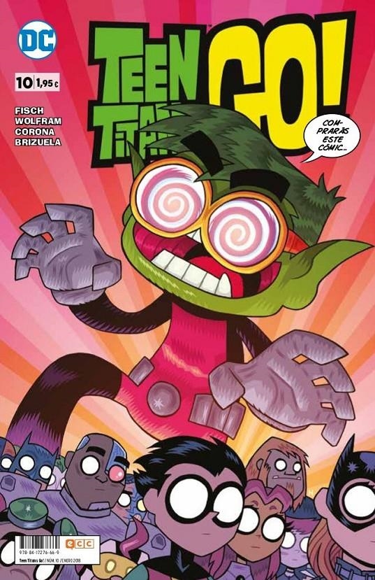 TEEN TITANS GO! Nº10 | FISCH, SHOLLY / WOLFRAM, AMY | Akira Comics  - libreria donde comprar comics, juegos y libros online