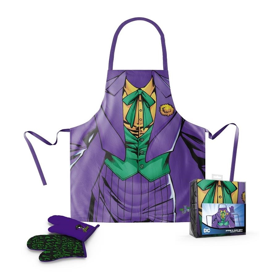 DC COMICS: DELANTAL DE COCINA (Y MANOPLA) JOKER (ADULTO) | Akira Comics  - libreria donde comprar comics, juegos y libros online