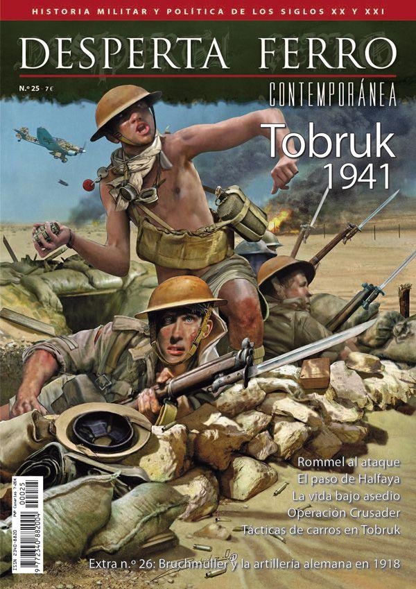 DESPERTA FERRO CONTEMPORANEA Nº25: TOBRUK 1941 (REVISTA) | Akira Comics  - libreria donde comprar comics, juegos y libros online