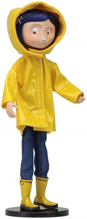 CORALINE: FIGURA ARTICULABLE CORALINE CON CHUBASQUERO Y BOTAS (18 CMS) [CAJA] | Akira Comics  - libreria donde comprar comics, juegos y libros online
