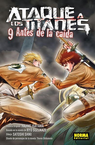 ATAQUE A LOS TITANES: ANTES DE LA CAIDA Nº09 [RUSTICA] | ISAYAMA, HAJIME / SHIKI, SATOSHI | Akira Comics  - libreria donde comprar comics, juegos y libros online